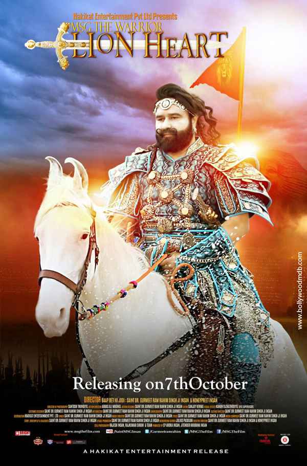 MSG the Warrior Lion Heart 2016 in Hindi Original 720p DvD Rip full movie download